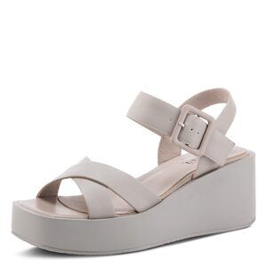 Azura Women's Sweetjane Buckle Sandal Grey EU 39 / US 8.5